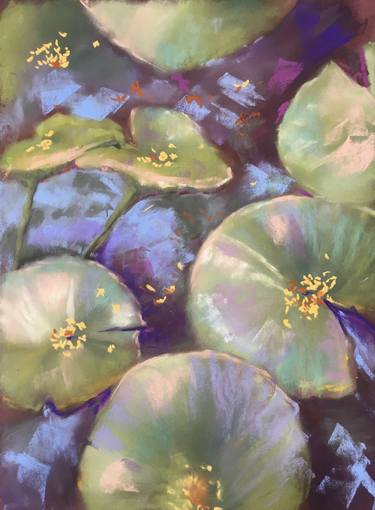 Original Abstract Floral Paintings by Ksenia Lutsenko