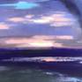 Impressionist soft pastel drawing. Artist quality pastel on professional pastel paper