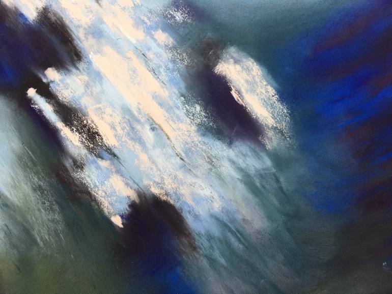 Original Impressionism Landscape Drawing by Ksenia Lutsenko