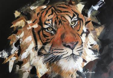 Original Portraiture Animal Paintings by Ksenia Lutsenko