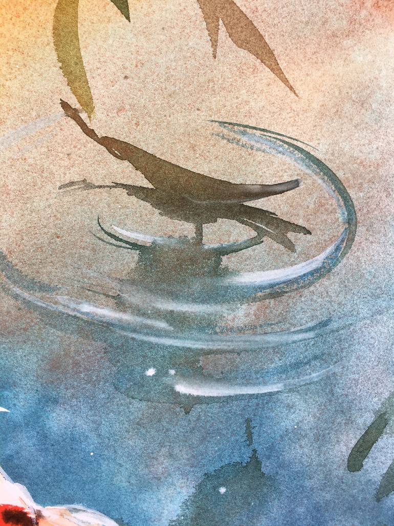 Original Illustration Animal Painting by Ksenia Lutsenko