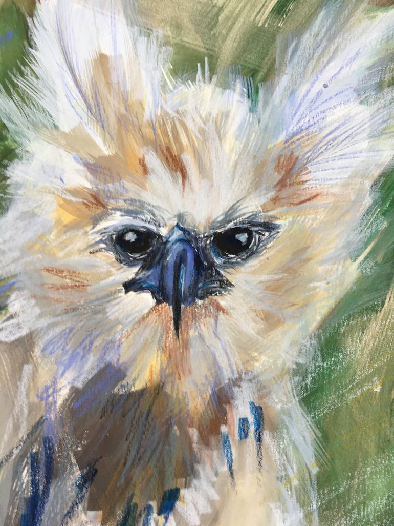 Original Impressionism Animal Painting by Ksenia Lutsenko