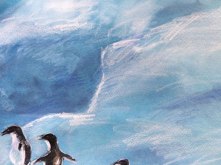 Original Expressionism Landscape Painting by Ksenia Lutsenko