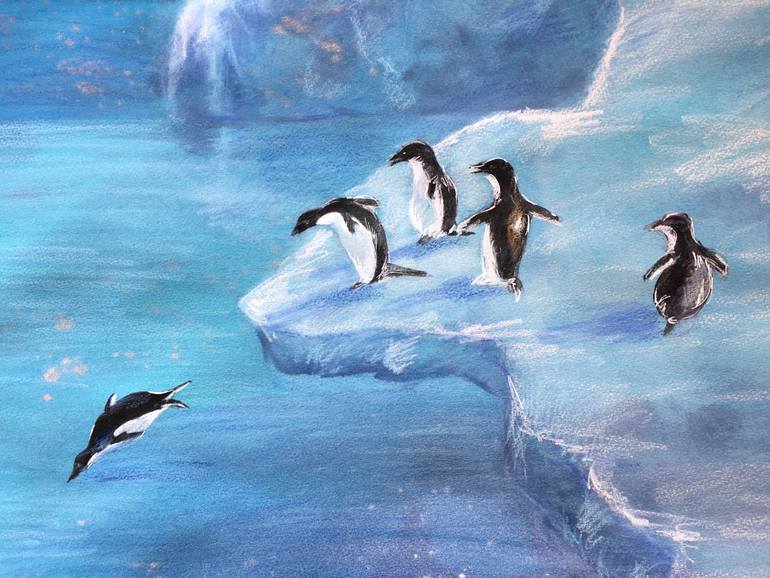 Original Expressionism Landscape Painting by Ksenia Lutsenko