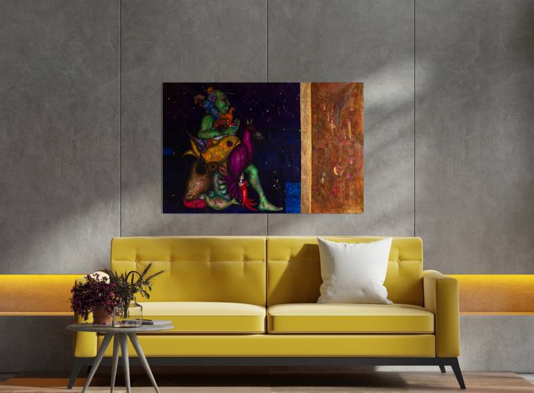 Original Figurative People Painting by Luis Xiua
