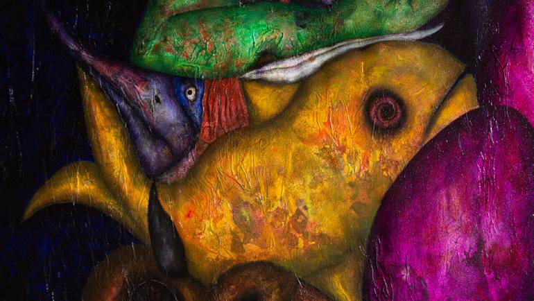 Original Figurative People Painting by Luis Xiua