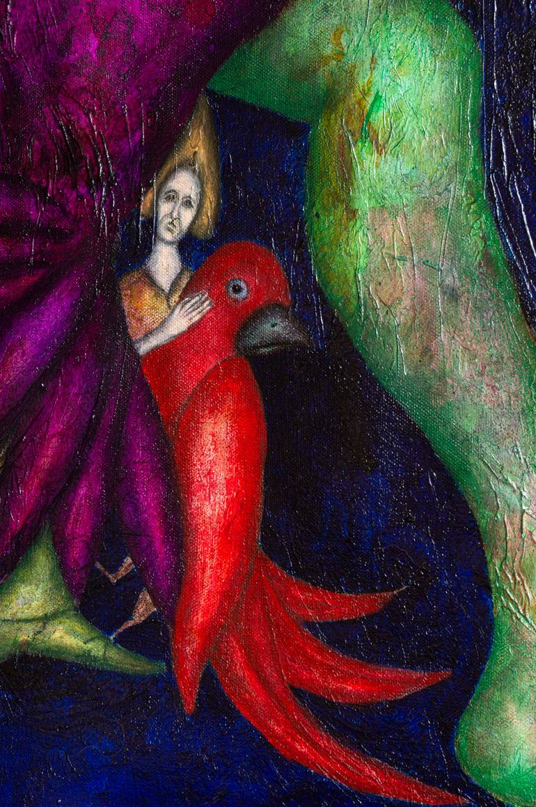 Original Figurative People Painting by Luis Xiua