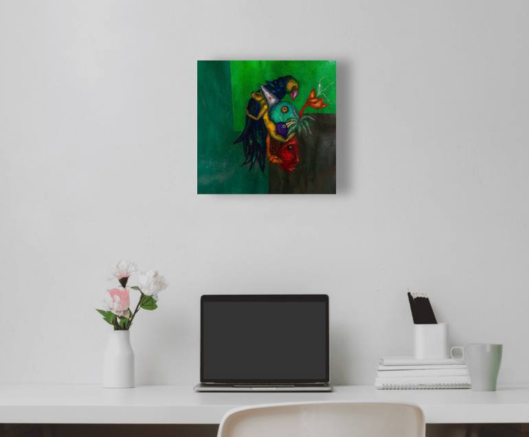 Original Contemporary Nature Painting by Luis Xiua