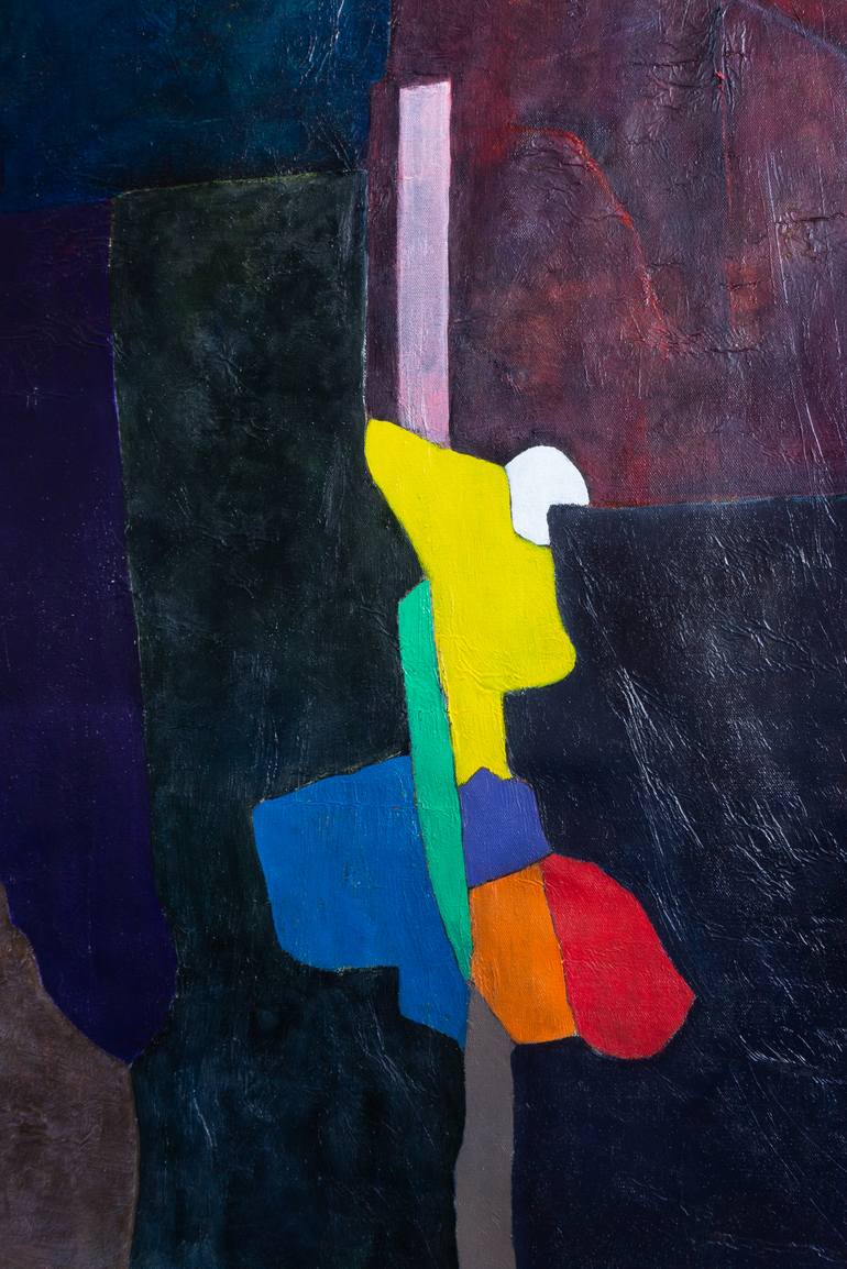 Original Abstract Animal Painting by Luis Xiua