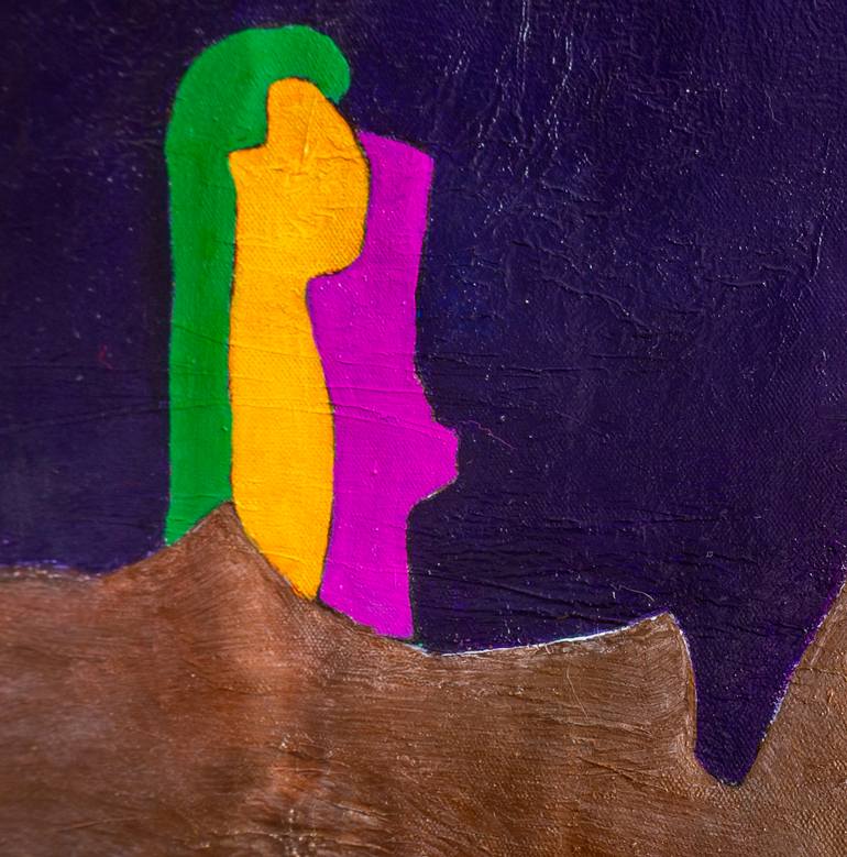 Original Abstract Animal Painting by Luis Xiua
