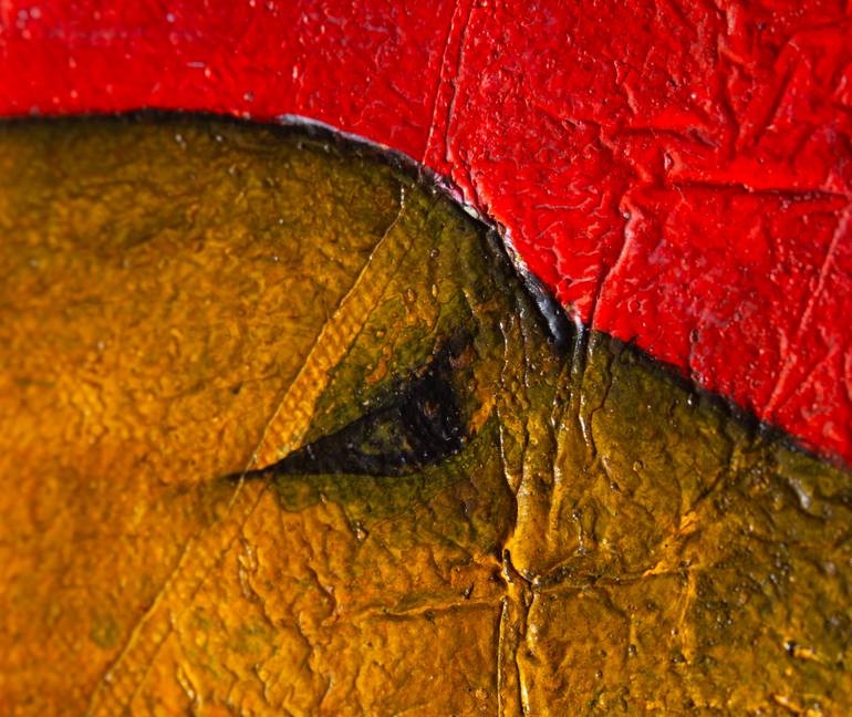 Original Abstract Animal Painting by Luis Xiua