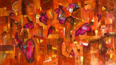 Original Abstract Paintings by Luis Xiua
