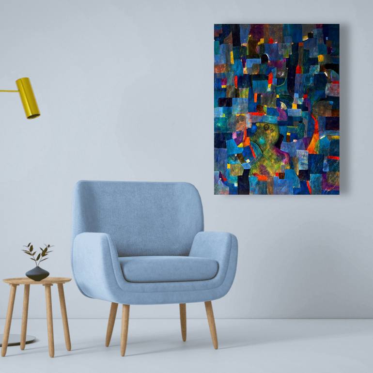 Original Contemporary Abstract Painting by Luis Xiua