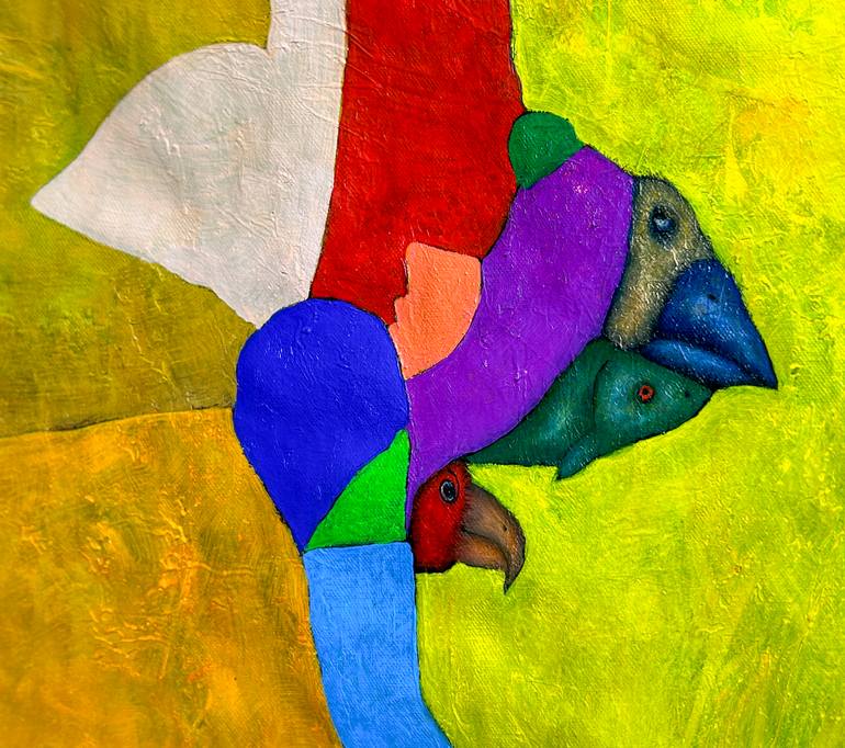 Original Contemporary Abstract Painting by Luis Xiua