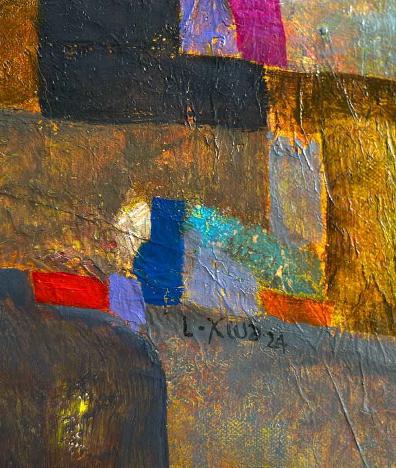 Original Contemporary Abstract Painting by Luis Xiua