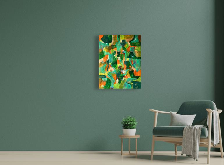 Original Contemporary Abstract Painting by Luis Xiua