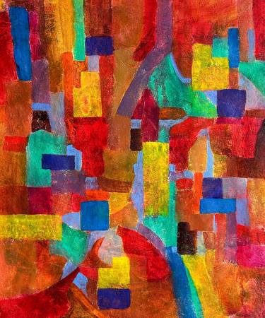 Original Contemporary Abstract Painting by Luis Xiua