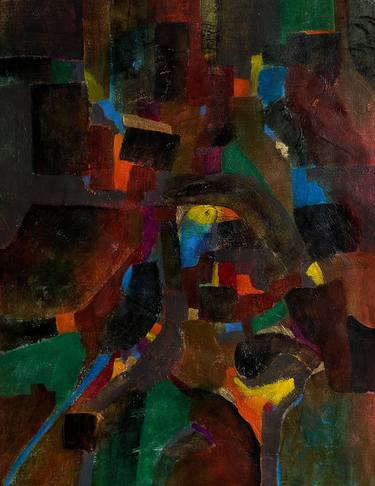 Original Abstract Painting by Luis Xiua