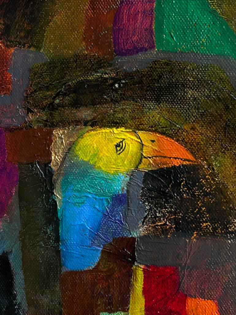 Original Abstract Painting by Luis Xiua