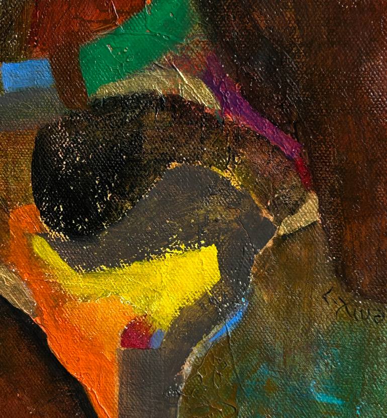 Original Abstract Painting by Luis Xiua