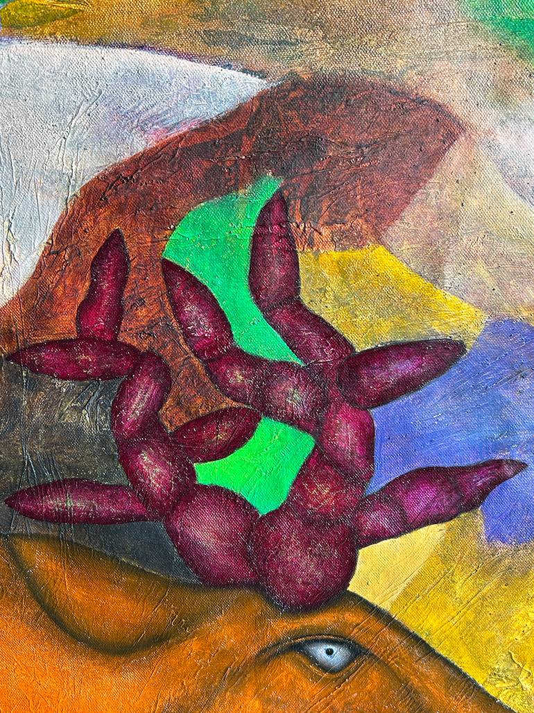Original Figurative Abstract Painting by Luis Xiua