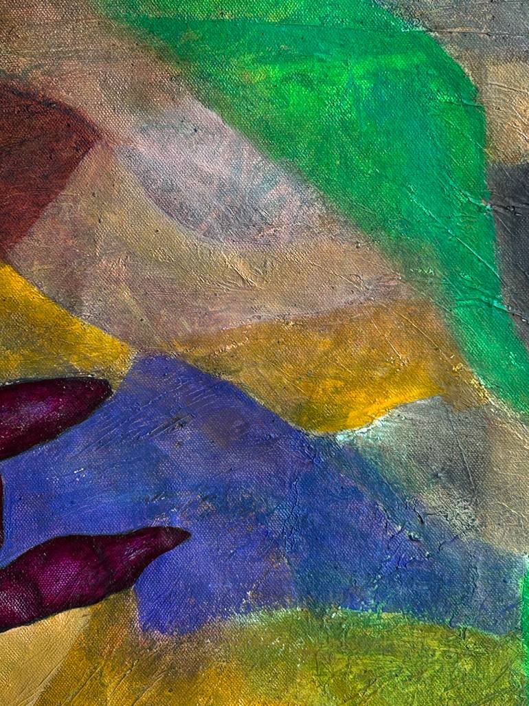 Original Figurative Abstract Painting by Luis Xiua