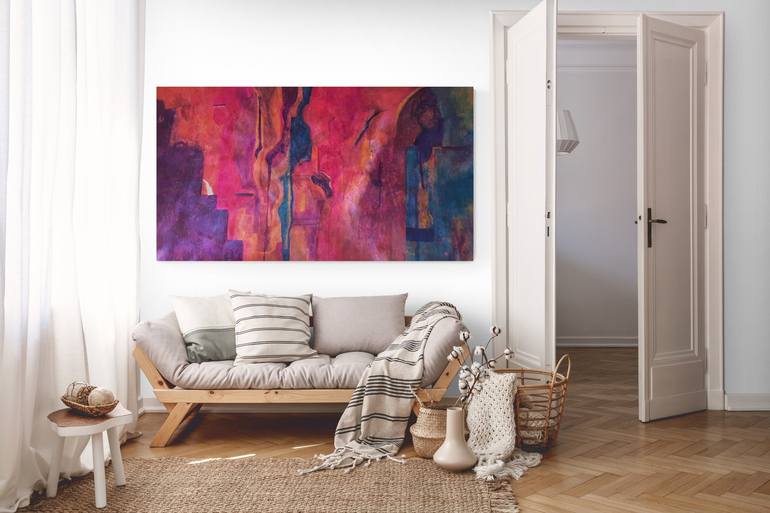 Original Fine Art Abstract Painting by Luis Xiua