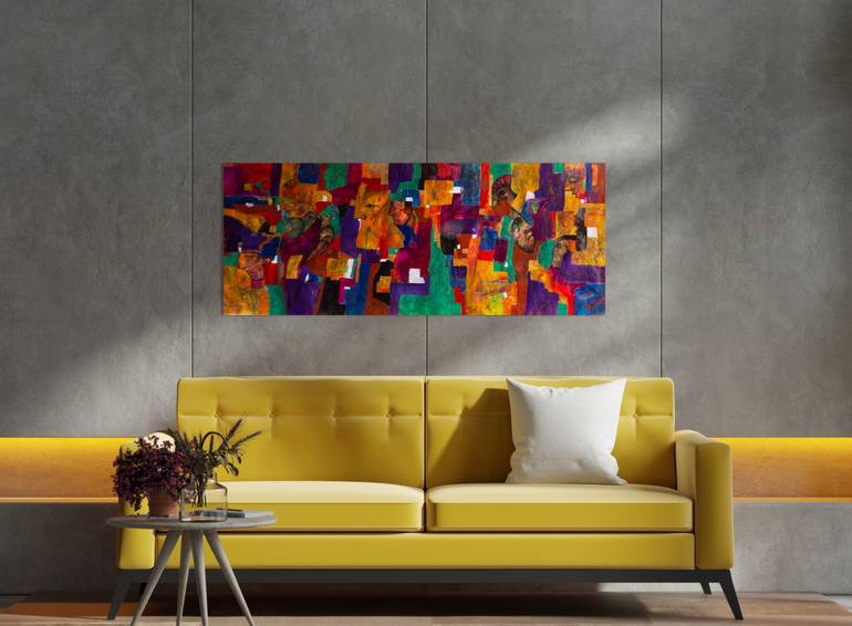 Original Modern Abstract Painting by Luis Xiua