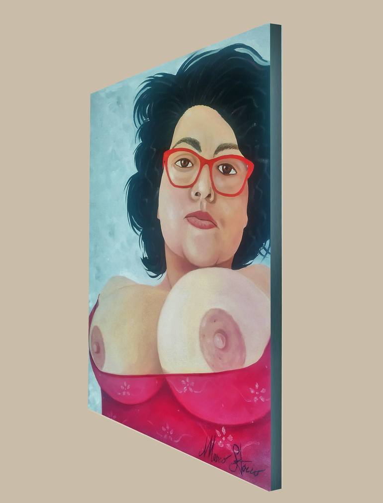 Original Figurative Women Painting by Marco Stocco