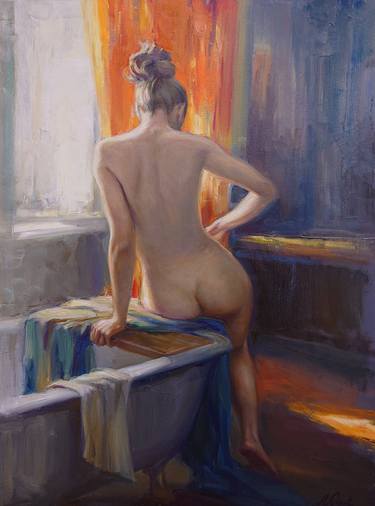 Original Figurative Nude Paintings by Alisa Gibet