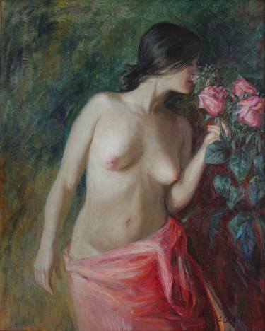 Original Nude Paintings by Alisa Gibet