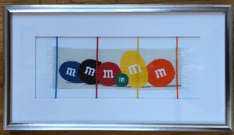 Weaving With Wrappers – Marvelous M&M Art by Peggy Dembicer