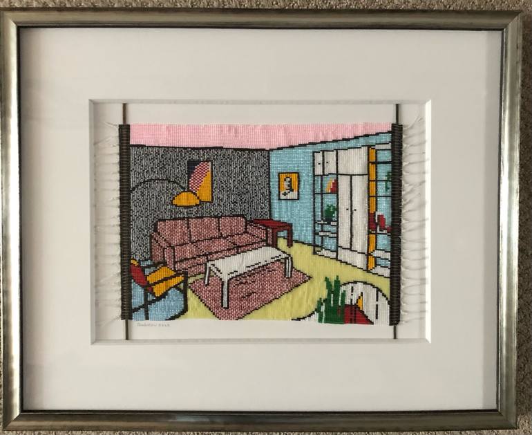 Original Expressionism Architecture Mixed Media by Peggy Dembicer