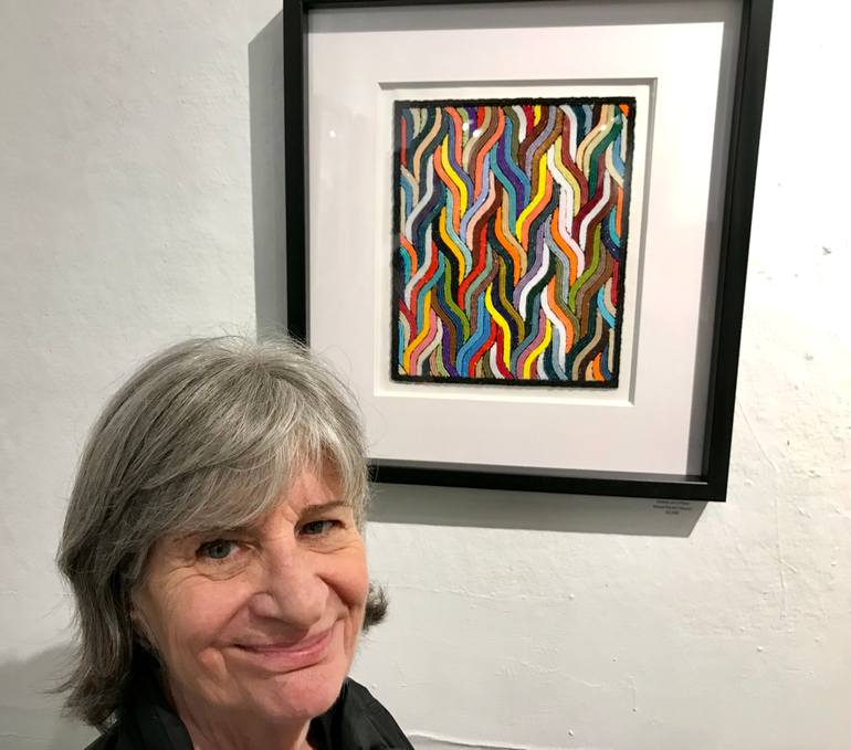 Original Abstract Expressionism Abstract Mixed Media by Peggy Dembicer