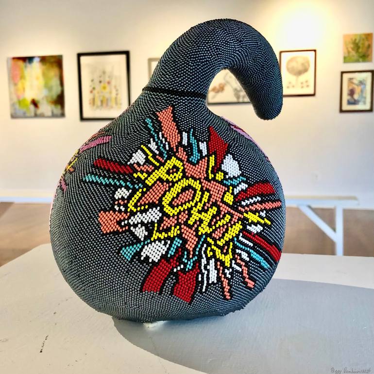 Original Conceptual Pop Culture/Celebrity Mixed Media by Peggy Dembicer
