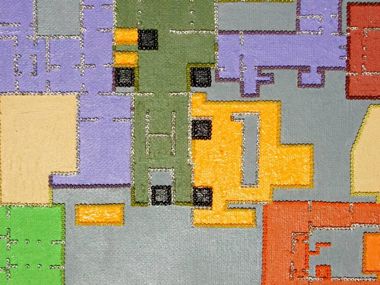 Original Conceptual Architecture Painting by Peggy Dembicer
