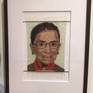 professionally framed, deep bevel matting, uv glass
