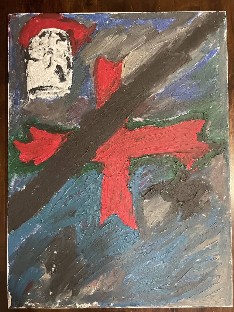 Original Expressionism Religion Paintings by Valentin Lupulescu