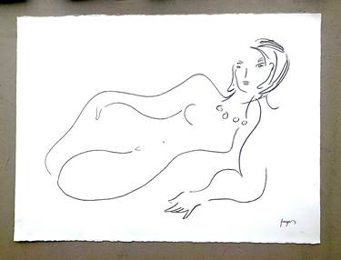 Original Fine Art Nude Drawings by Arnaud Faugas