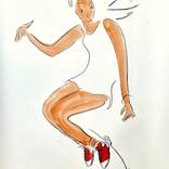 Girl skating by Arnaud Faugas