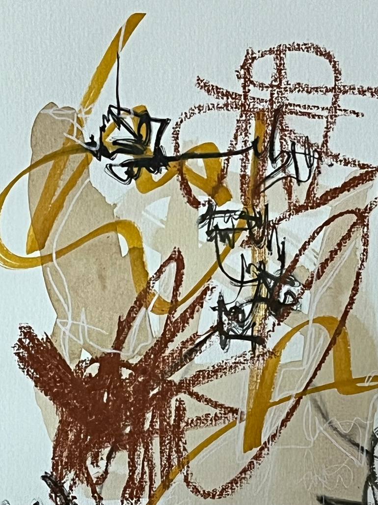 Original Abstract Expressionism Abstract Drawing by Judit Escayola