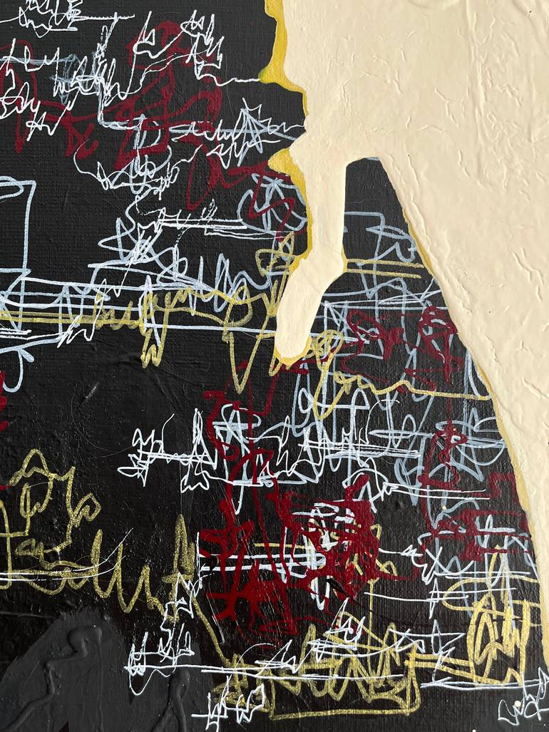 Original Abstract Expressionism Abstract Painting by Judit Escayola