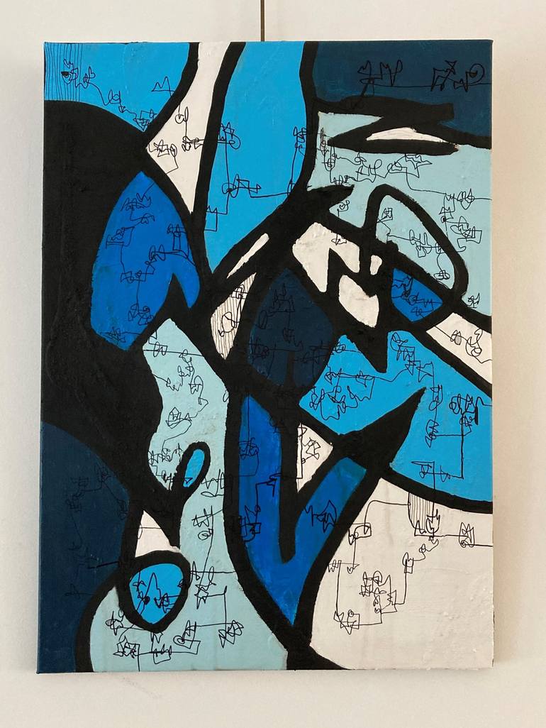 Original Abstract Painting by Judit Escayola