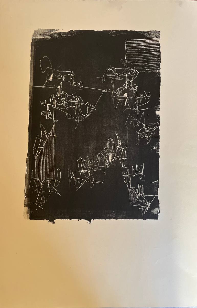 Original Minimalism Abstract Printmaking by Judit Escayola