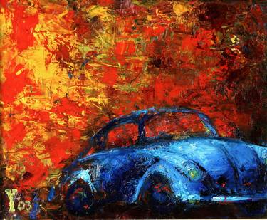 Original Car Paintings by Yolande de Vlugt