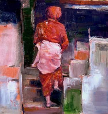 Original Figurative People Paintings by Yolande de Vlugt