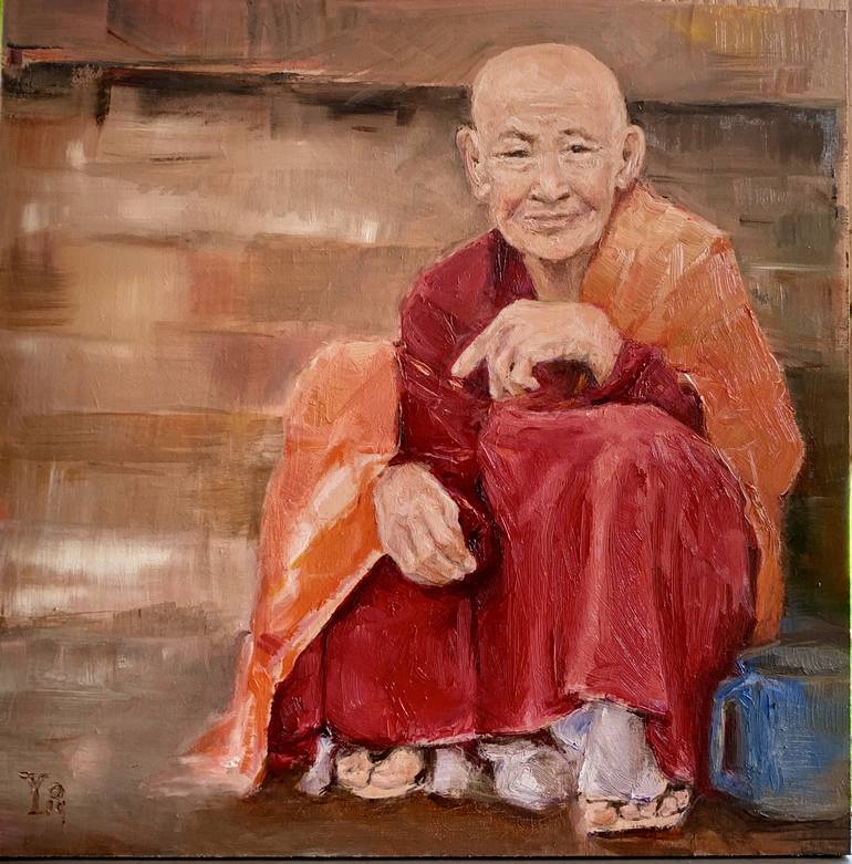 Original People Painting by Yolande De Vlugt | Figurative Art on Other | The truth of who we are
