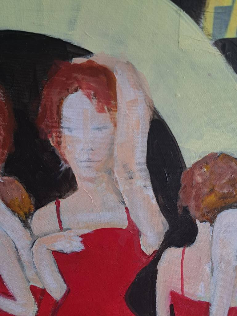 Original Figurative Fashion Painting by Rosalind Roberts