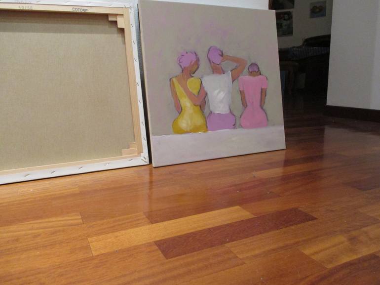 Original Minimalism Women Painting by Rosalind Roberts