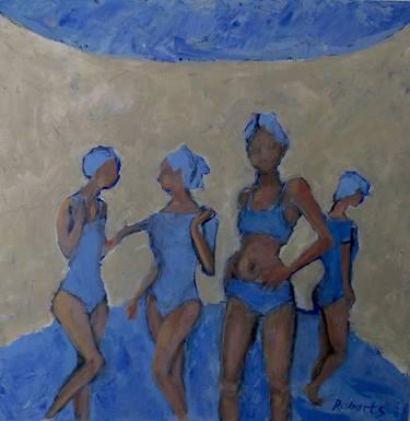 Original Expressionism Women Paintings by Rosalind Roberts